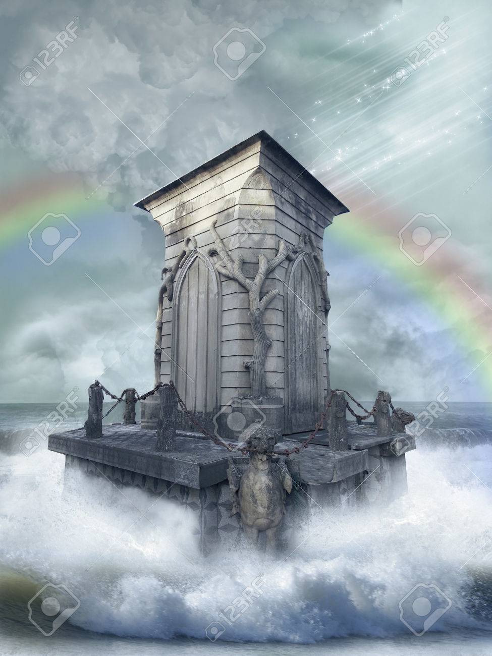 古い構造を持つ海の幻想風景 の写真素材 画像素材 Image 古い構造を持つ海の幻想風景 の写真素材 画像素材 Image