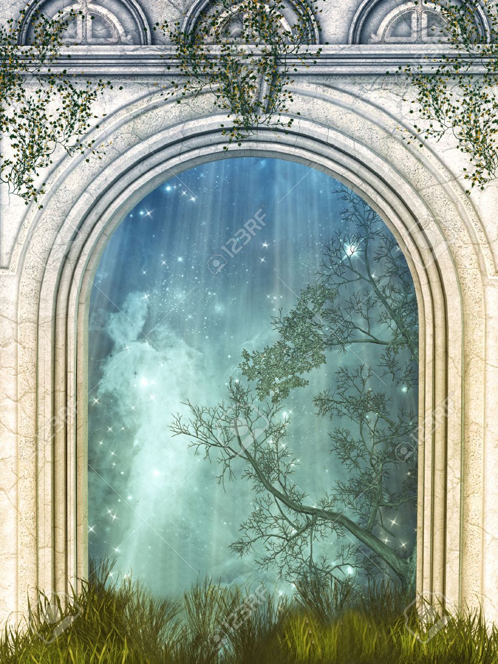 Magic Door In The Forest With Stars Stock Photo Picture And Royalty Free Image Image Magic Door In The Forest With Stars Stock Photo Picture And Royalty Free Image Image