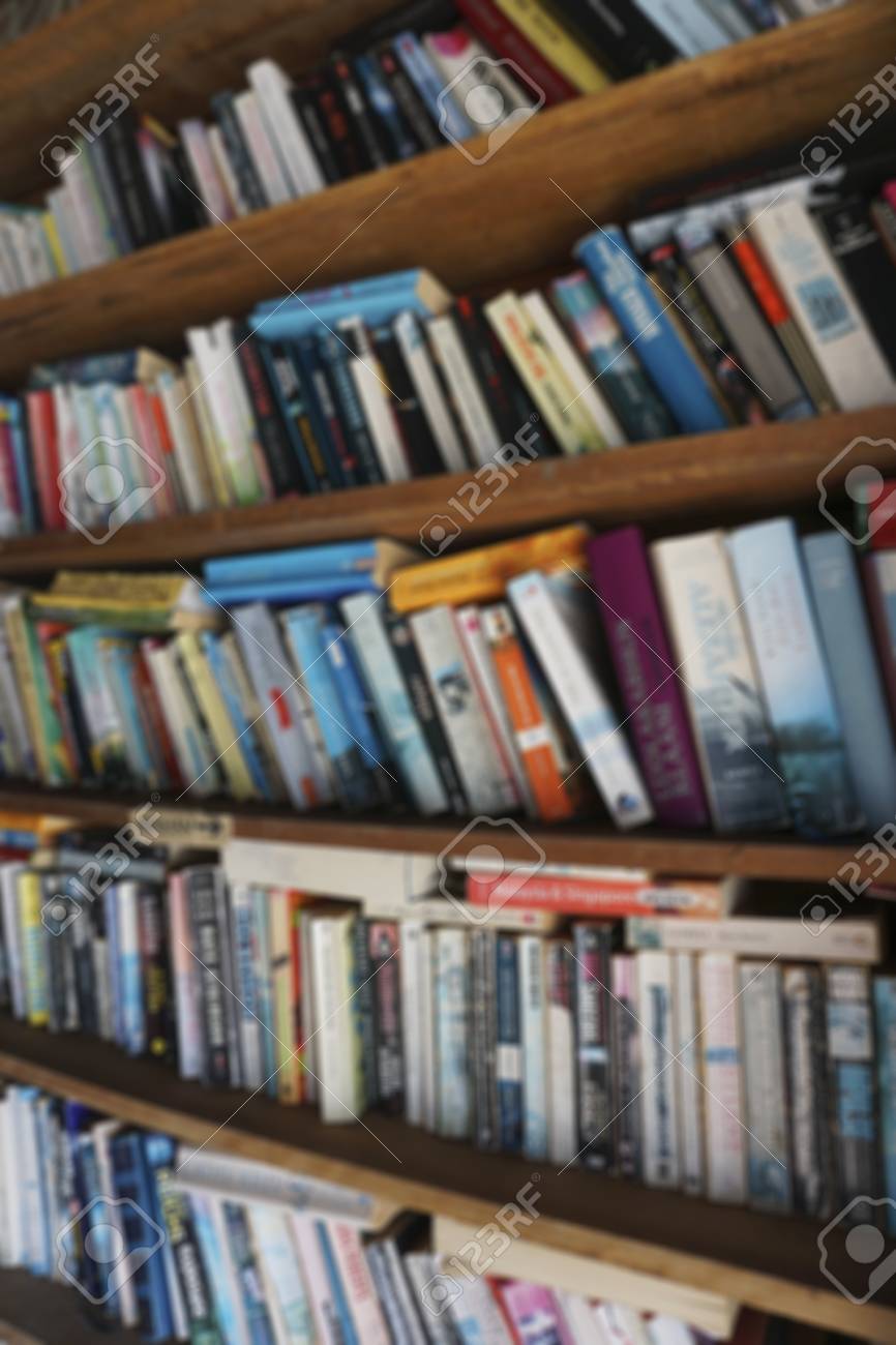 abstract bookshelf background stock