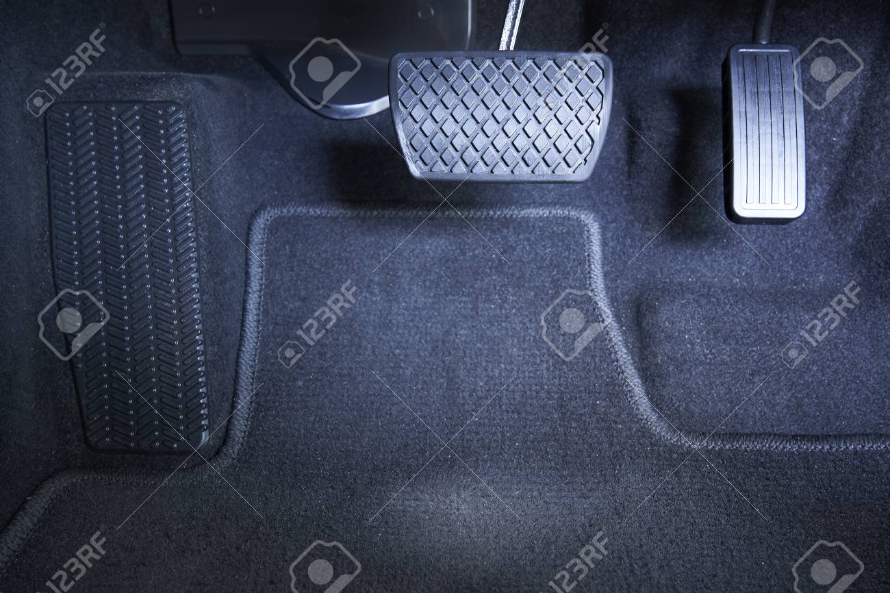 Brake And Accelerator Pedal, Automatic Transmission Car. Stock Photo, Picture And Royalty Free Image. Image 102929509.