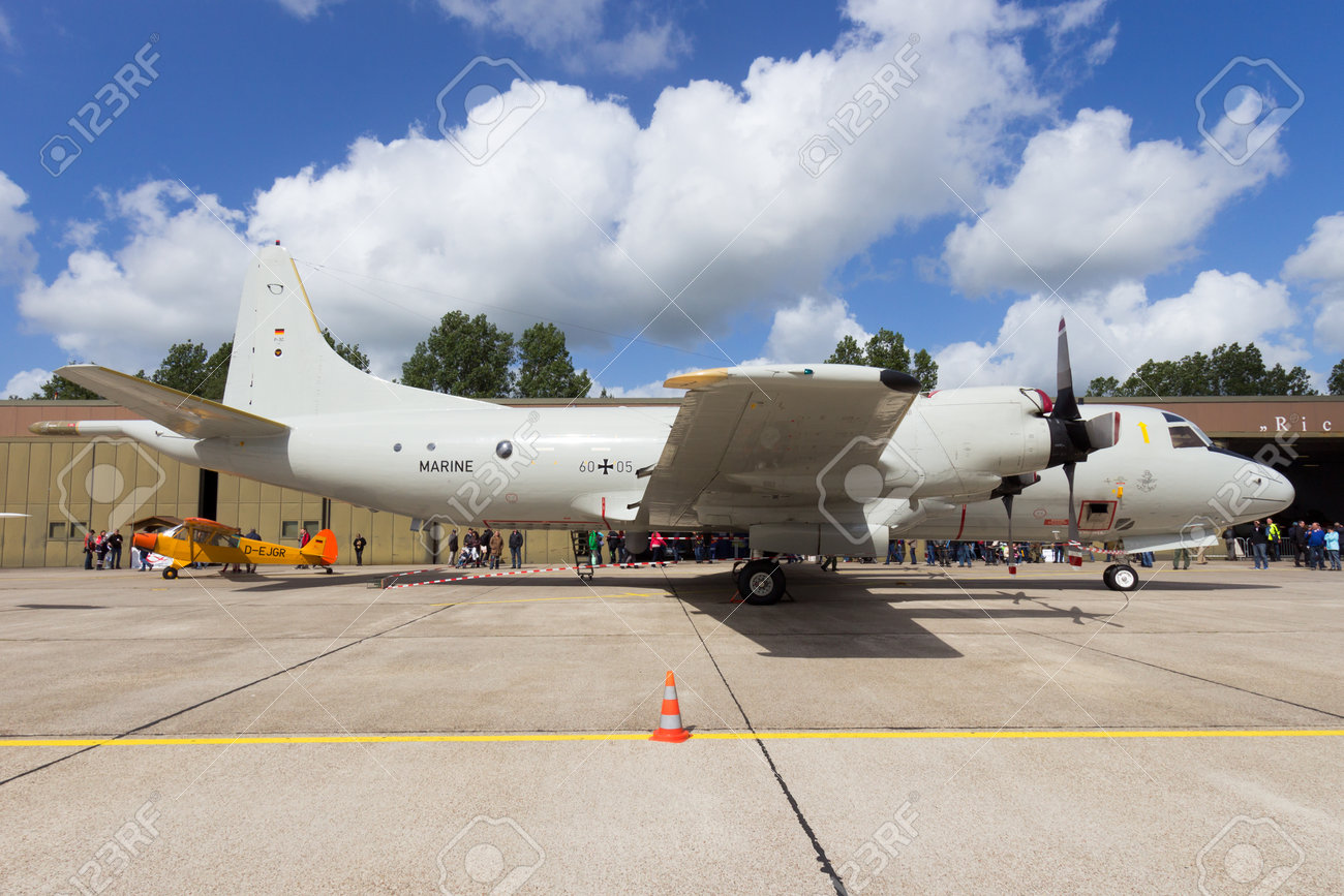 wittmund germany june 29 2013 german navy p 3 orion aircraft