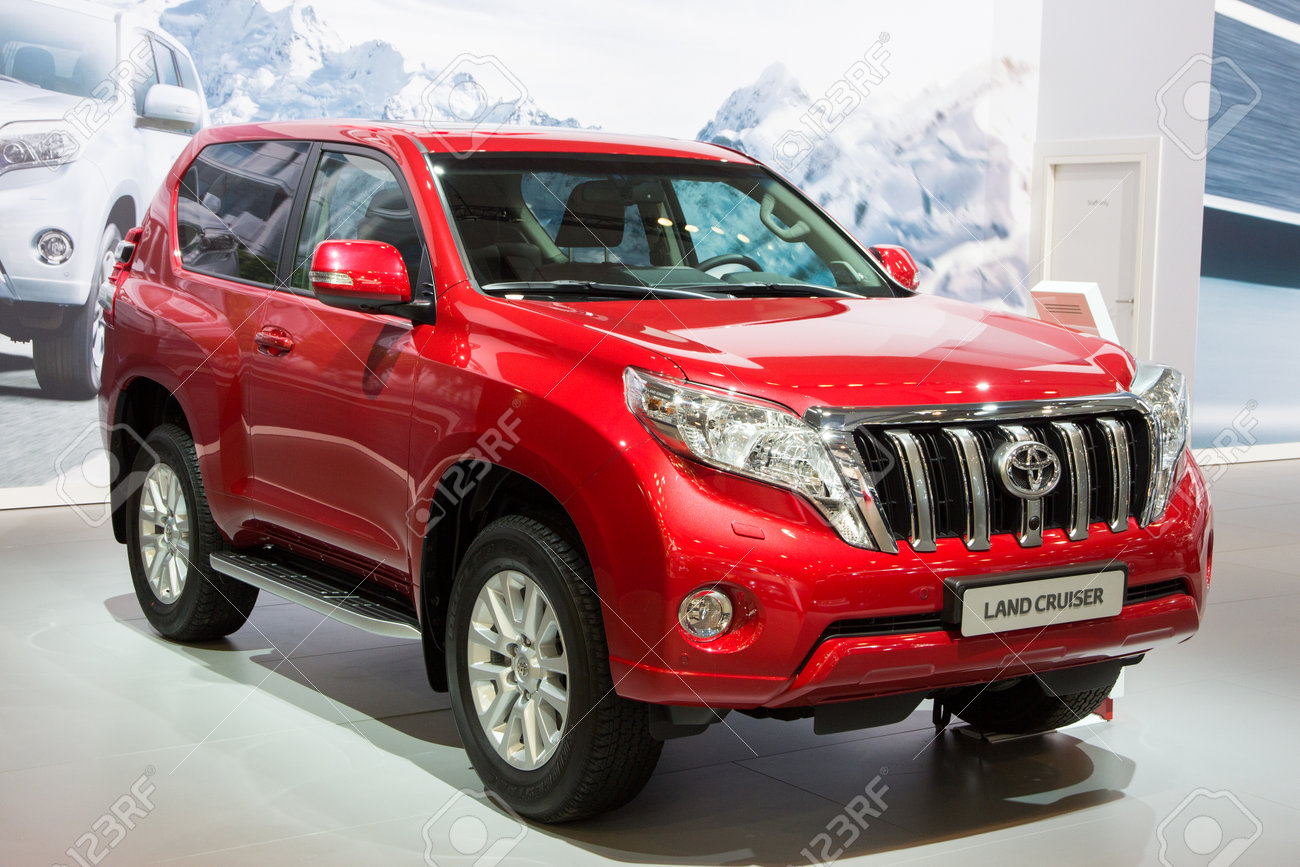 Brussels Jan 12 2016 Toyota Land Cruiser Prado On Display Stock Photo Picture And Royalty Free Image Image 52166560