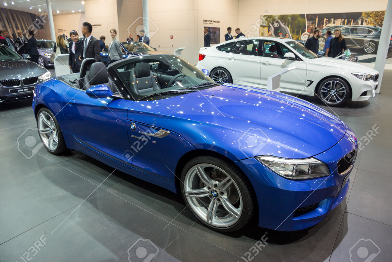 Frankfurt Germany Sep 16 2015 Bmw Z4 Sports Car Showcased Stock Photo Picture And Royalty Free Image Image 89298667