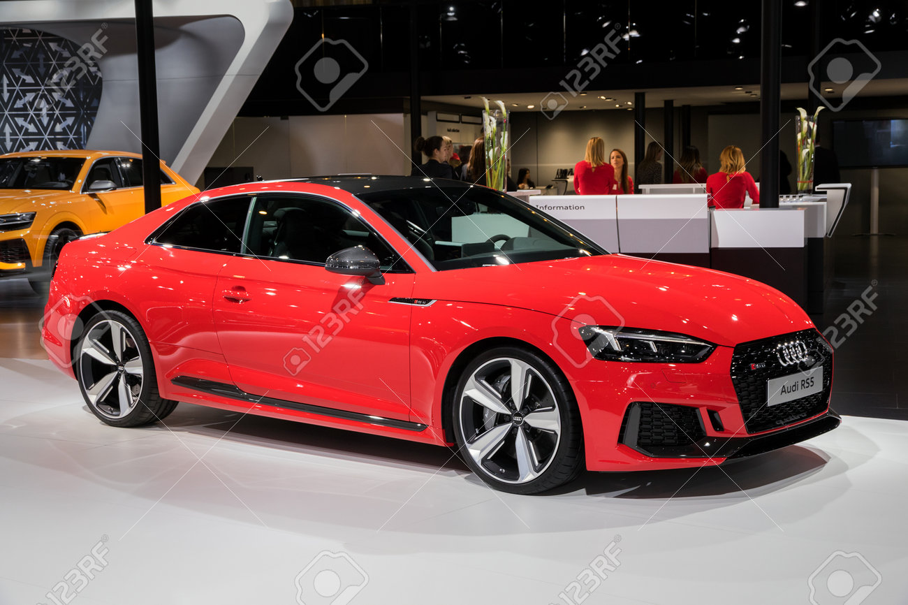 Brussels Jan 10 18 Audi Rs5 Car Showcased At The Brussels Motor Show Stock Photo Picture And Royalty Free Image Image