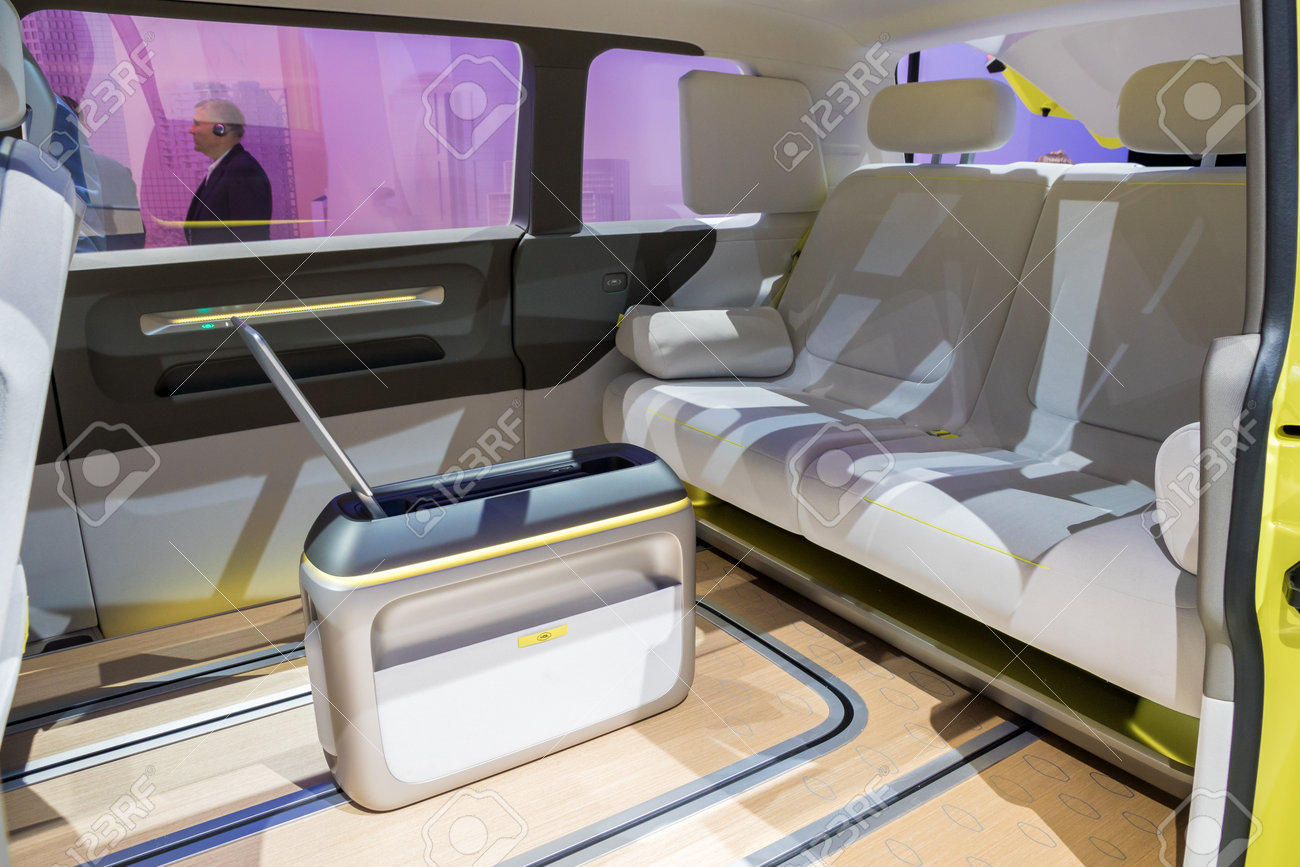 volkswagen electric van interior