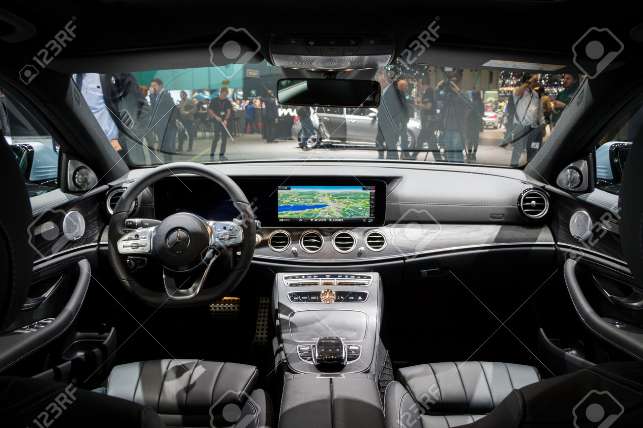 Geneva Switzerland March 7 18 Interior Of The New Mercedes Benz 00 Diesel Hybrid Car Presented At The th Geneva International Motor Show Stock Photo Picture And Royalty Free Image Image Geneva Switzerland March 7 18 Interior Of The New Mercedes Benz 00 Diesel Hybrid Car Presented At The th Geneva International Motor Show Stock Photo Picture And Royalty Free Image Image