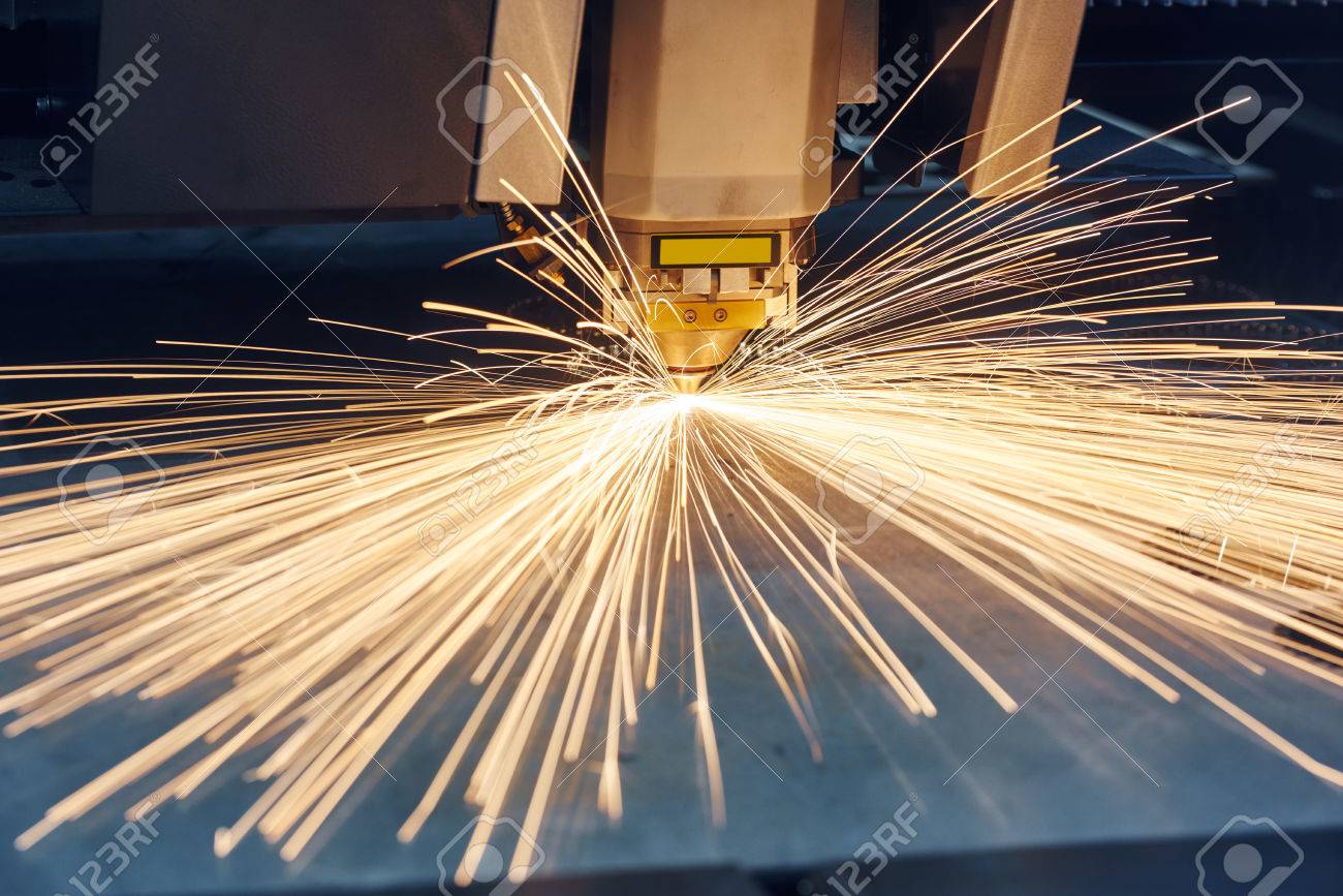 laser or plasma cutting technology of flat sheet metal stock photo flat stock sheet metal