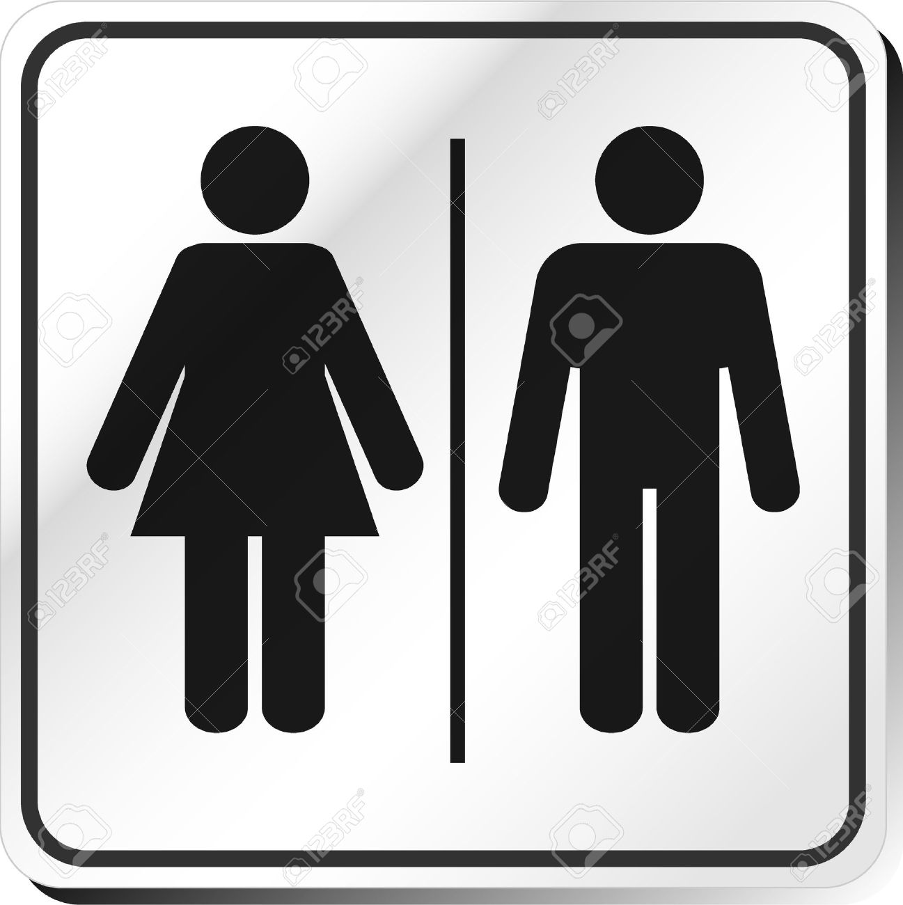 vector man woman restroom sign royalty free cliparts vectors and