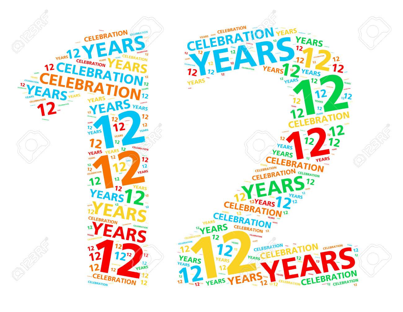 Nuage De Mot Colore Pour Celebrer Un Anniversaire Ou Un Anniversaire De 12 Ans Banque D Images Et Photos Libres De Droits Image Nuage De Mot Colore Pour Celebrer Un Anniversaire Ou Un Anniversaire De 12 Ans Banque D Images Et Photos Libres De Droits Image