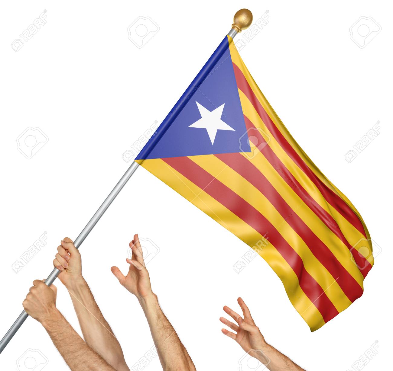 NUOBESTY 24 Piezas Banderas de Mano Banderas ondeando a Mano Banderas de árbitro Blancas