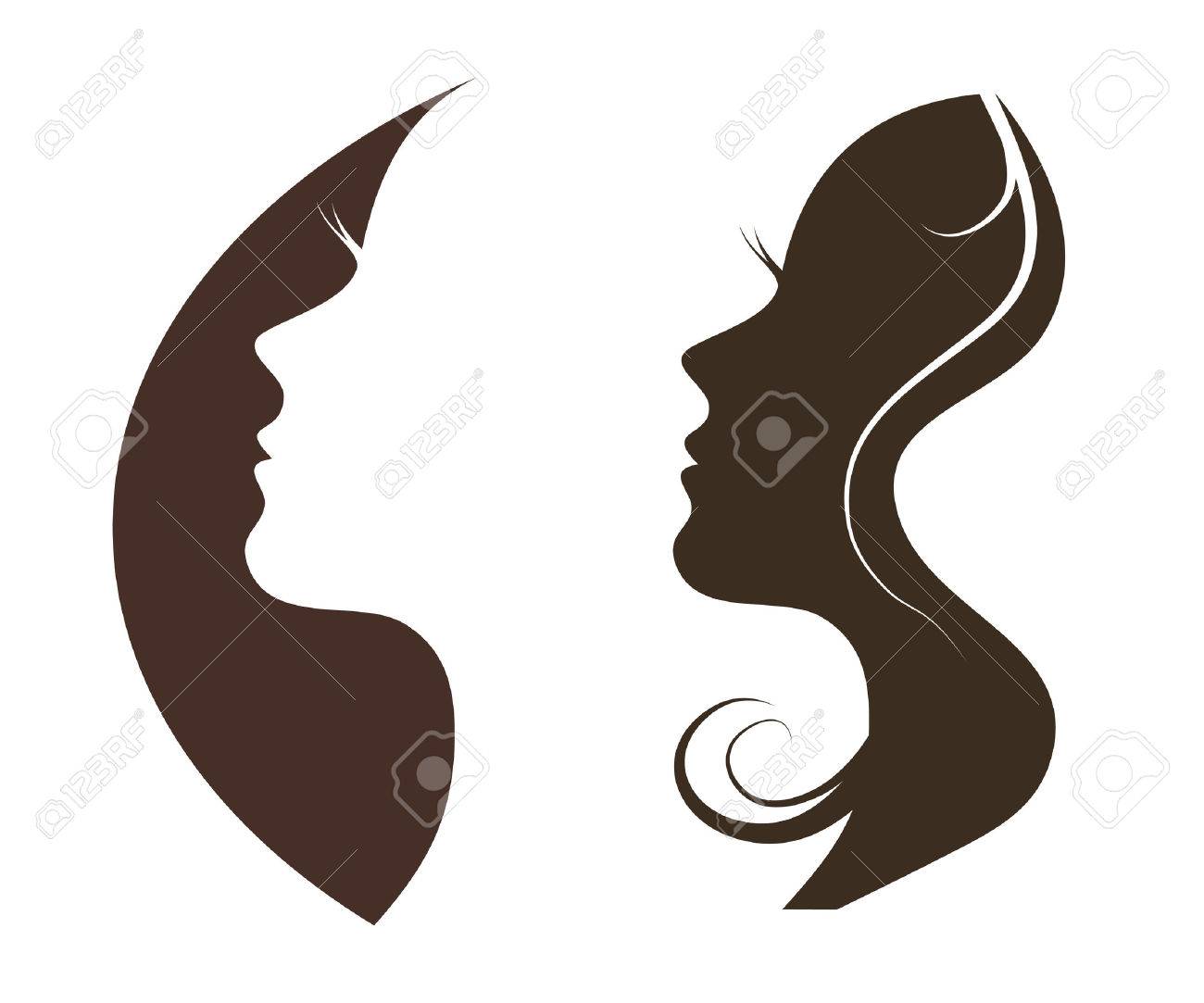 Woman chat vector logo design template. Girl silhouette - cosmetics, beauty, health; spa, fashion themes. Creative icon. - 31414881 Woman chat vector logo design template. Girl silhouette - cosmetics, beauty, health; spa, fashion themes. Creative icon. - 31414881