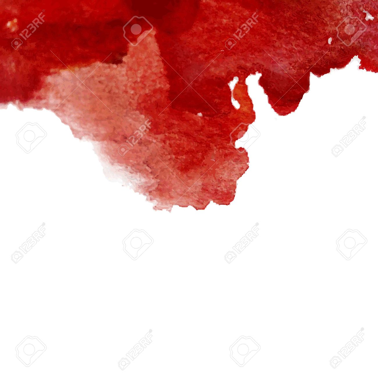 Vector watercolor red cherry ink spot. Wet brush stroke on paper texture. Dry brush strokes. Abstract composition for design elements - 38162079 Vector watercolor red cherry ink spot. Wet brush stroke on paper texture. Dry brush strokes. Abstract composition for design elements - 38162079