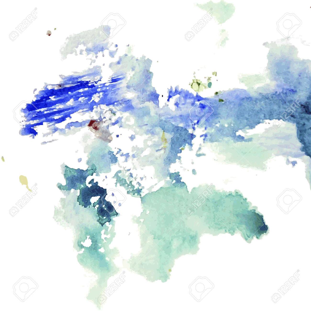 Abstract artistic element forming by blots - 39520546 Abstract artistic element forming by blots - 39520546