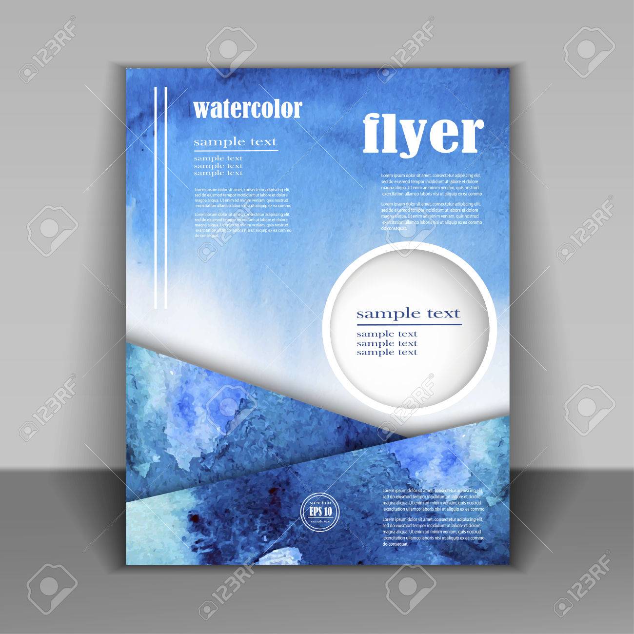 professional business catalog template or corporate brochure