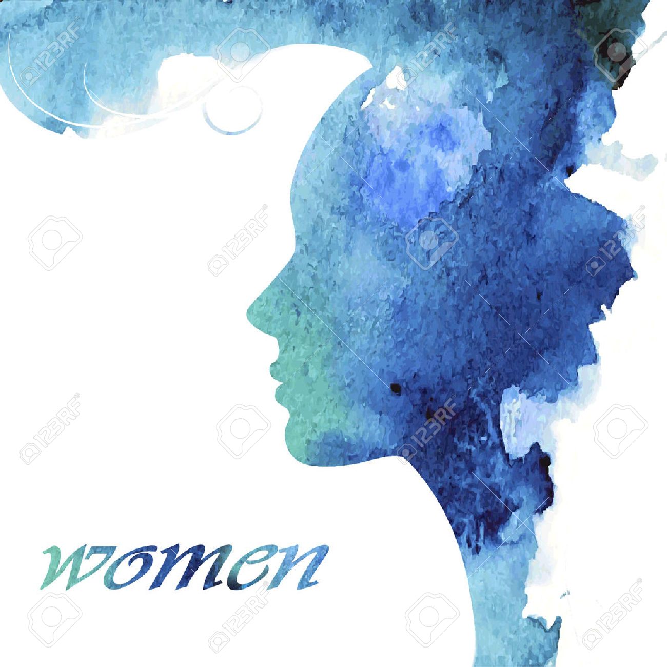 Woman chat vector logo design template. Girl silhouette - cosmetics, beauty, health; spa, fashion themes. Creative icon. - 39520564 Woman chat vector logo design template. Girl silhouette - cosmetics, beauty, health; spa, fashion themes. Creative icon. - 39520564