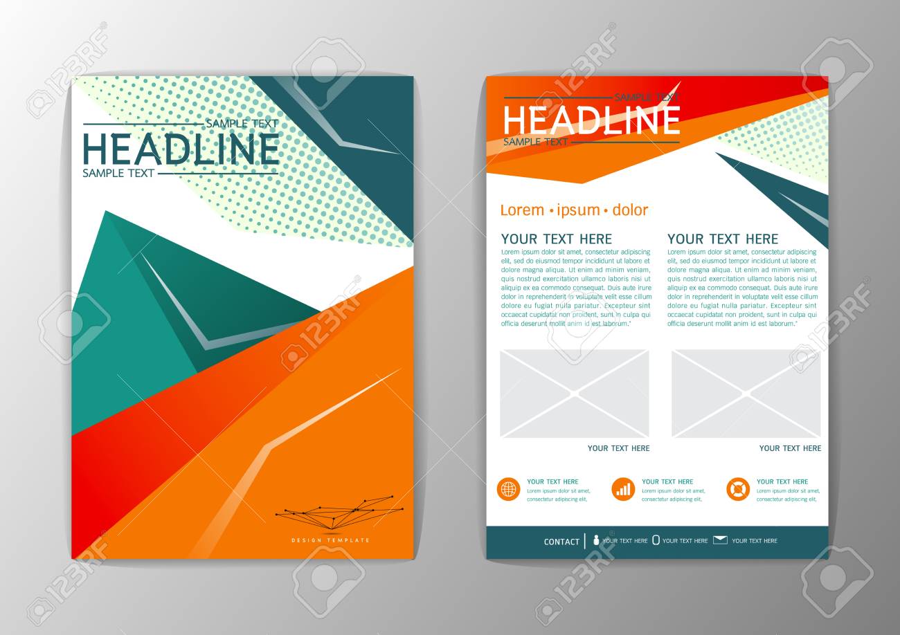 abstract polygon background design business brochure template polygon graphic flyers