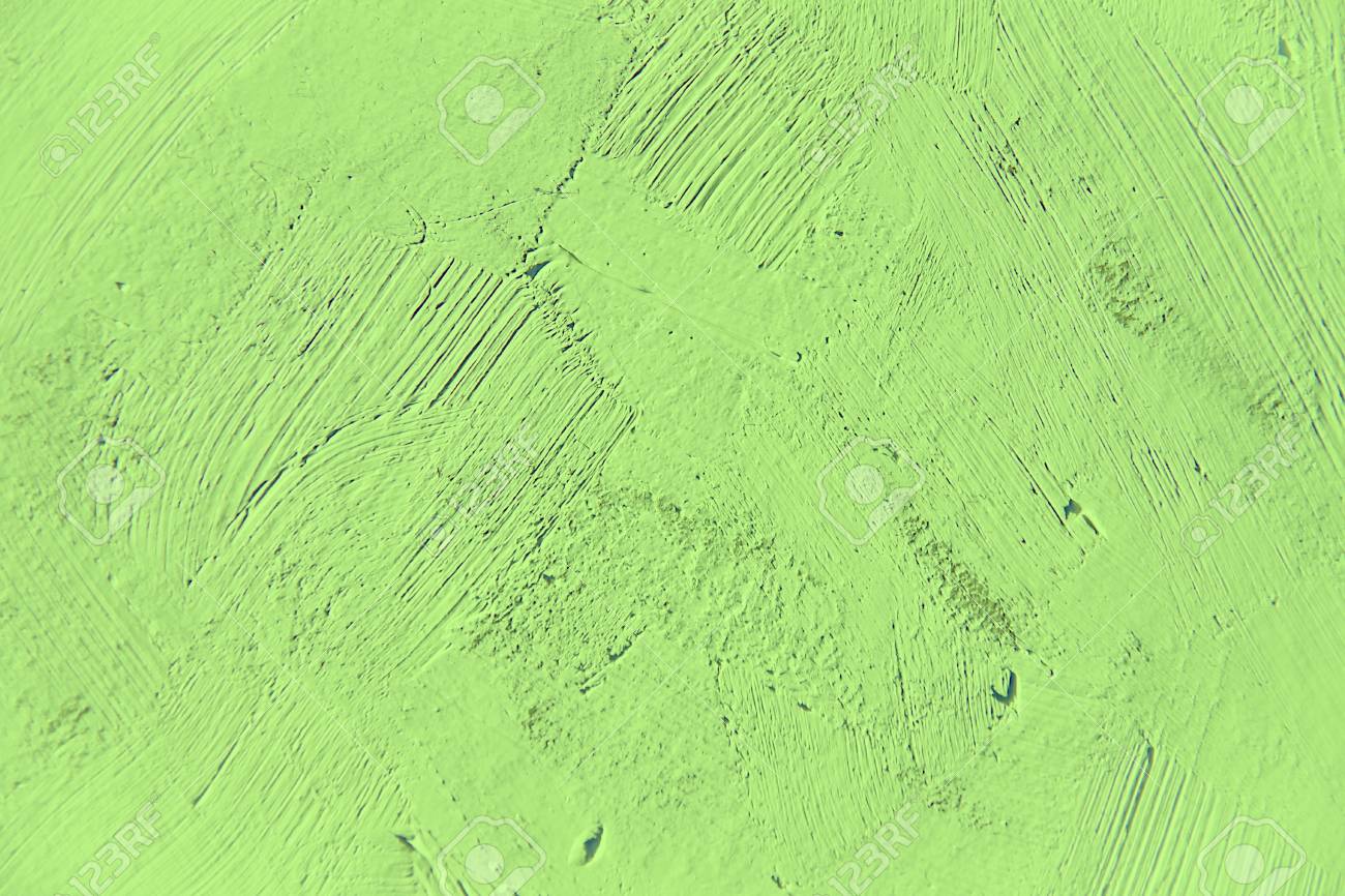 絵画のクローズ アップのテクスチャです 鮮やかな カラフルな創造的な背景のライト グリーンの無地の背景 オイル キャンバス ブラシ ストローク テクスチャ Web やデザイン の写真素材 画像素材 Image