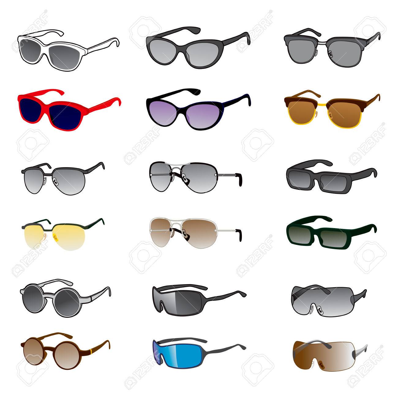 different types of sunglasses styles