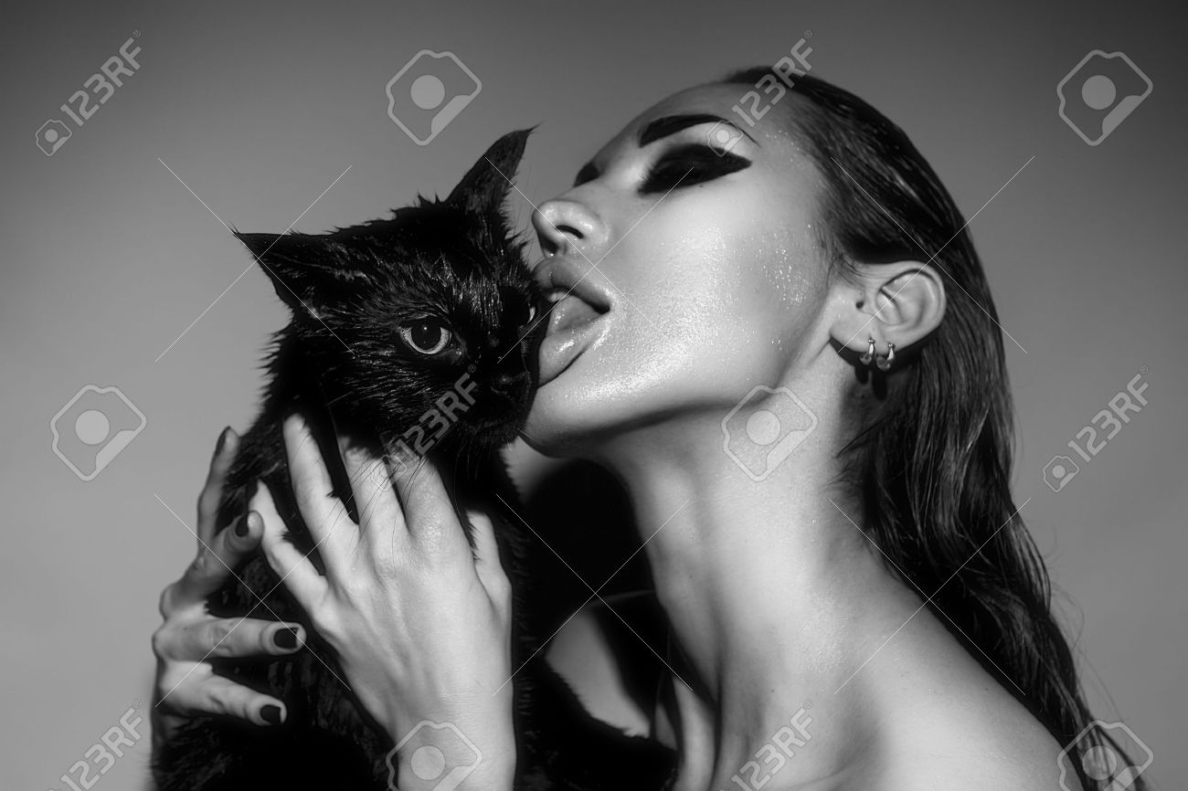 Hot naked girl licks boyfriends asshole White wife lick black