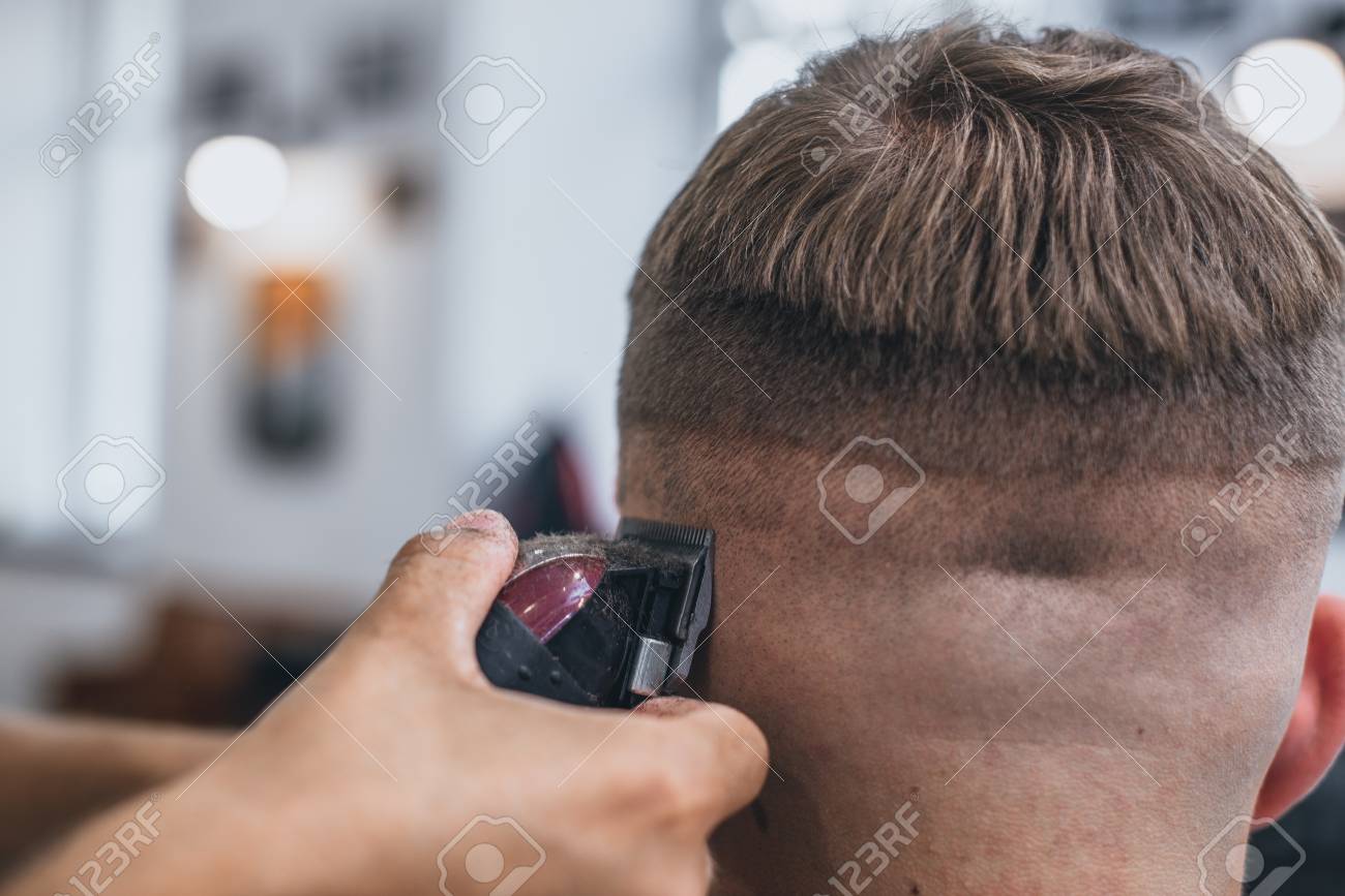 haircut men machine