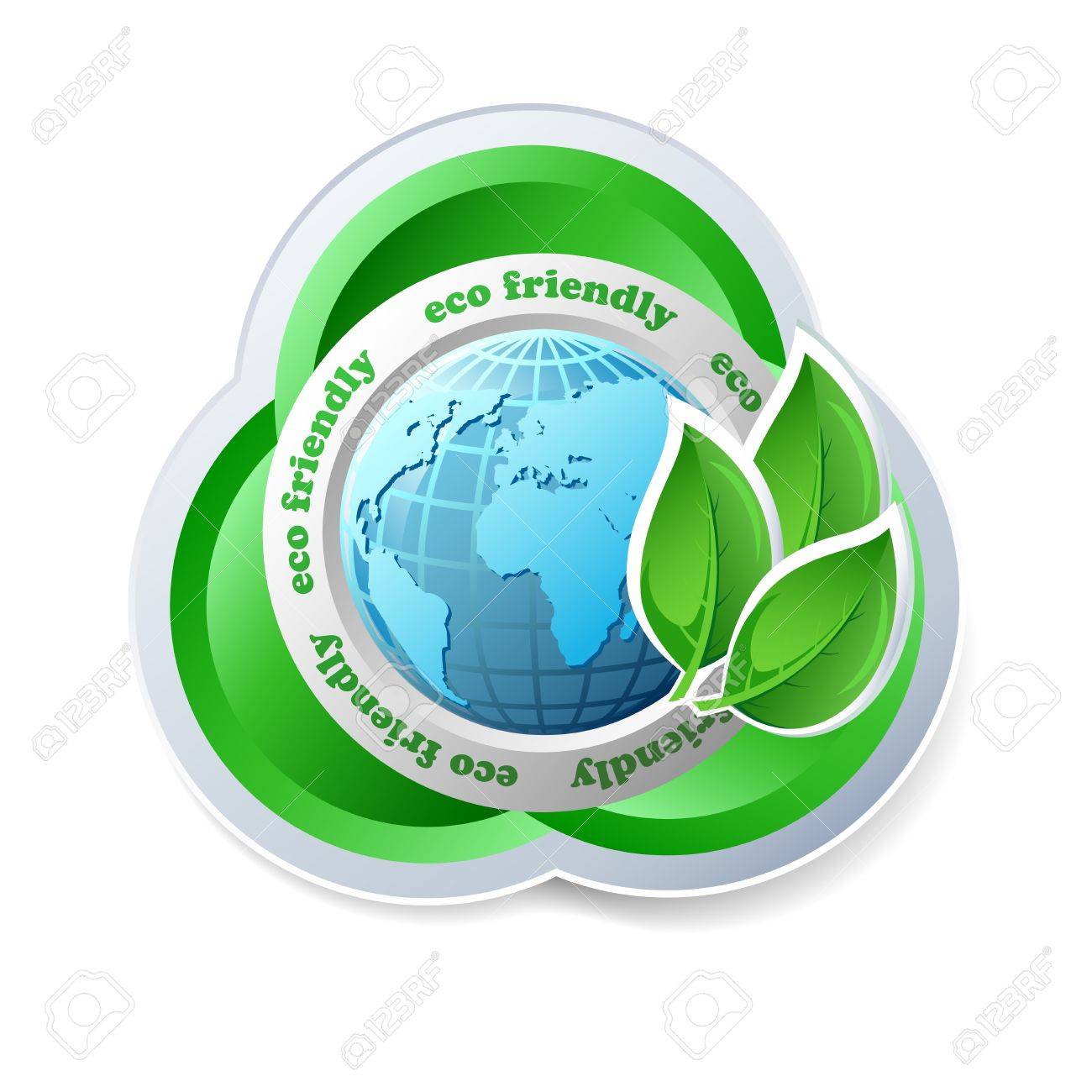 Ecology concept icon with globe - 15085044 Ecology concept icon with globe - 15085044