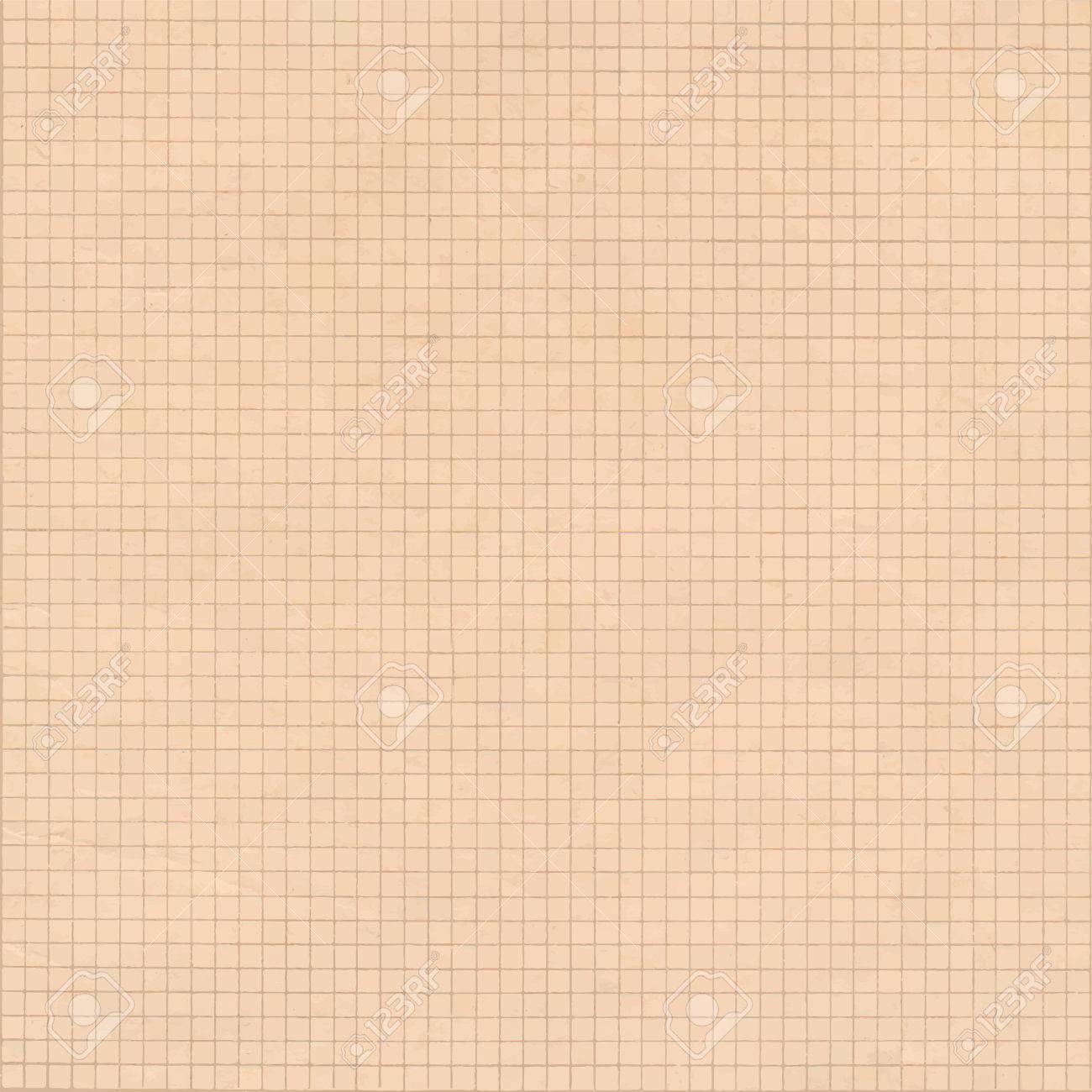 old sepia graph paper square grid background royalty free cliparts