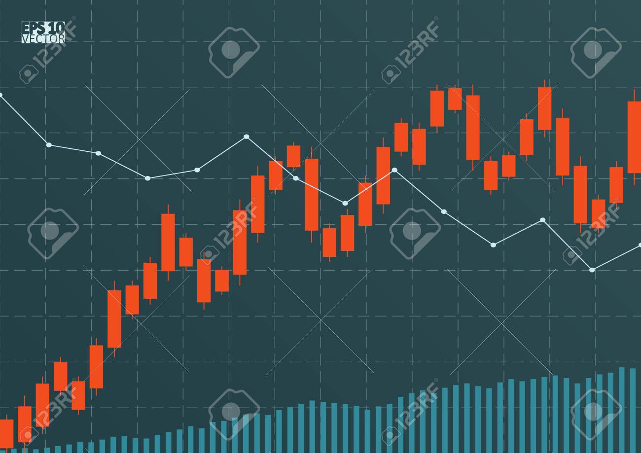 주식 그래프와 추상적 인 배경을합니다. Eps10 벡터 일러스트 레이 션. 로열티 무료 사진, 그림, 이미지 그리고 스톡포토그래피.  Image 83610510