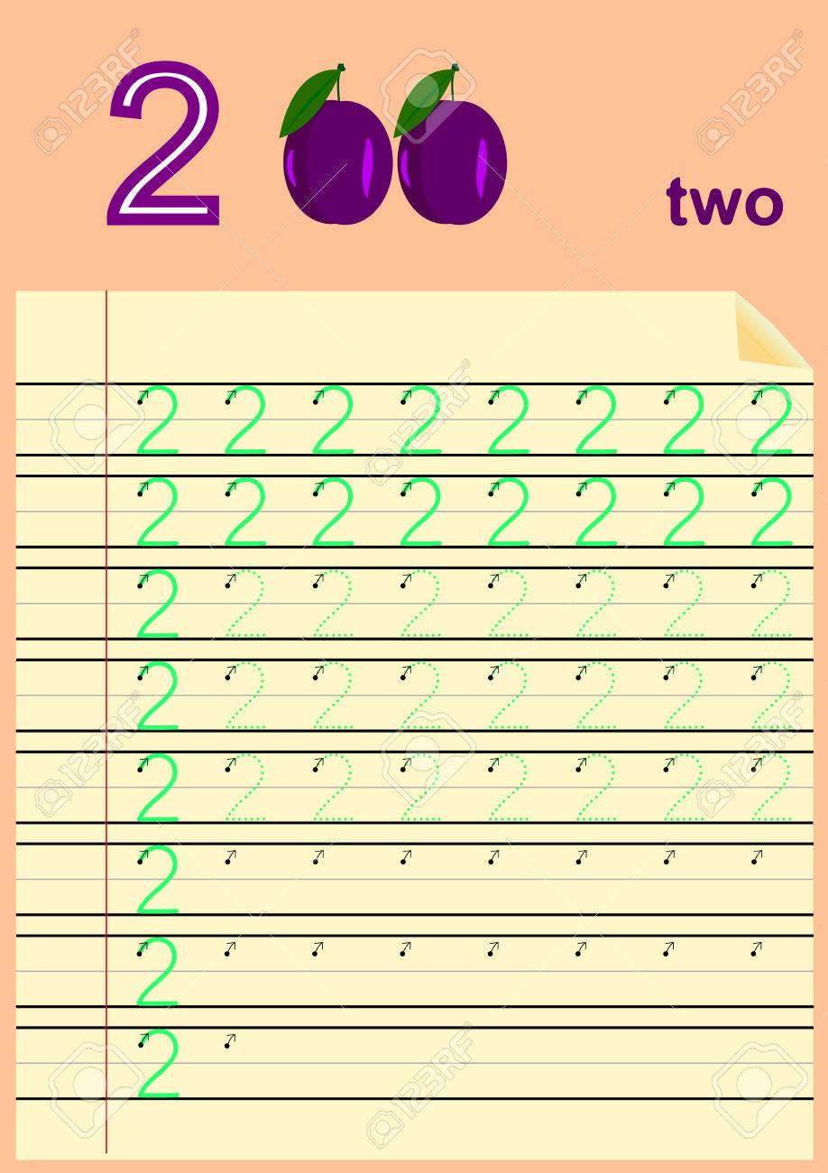 幼児 子供たちの宿題の数字を書くことを学ぶ のイラスト素材 ベクタ Image 幼児 子供たちの宿題の数字を書くことを学ぶ のイラスト素材 ベクタ Image