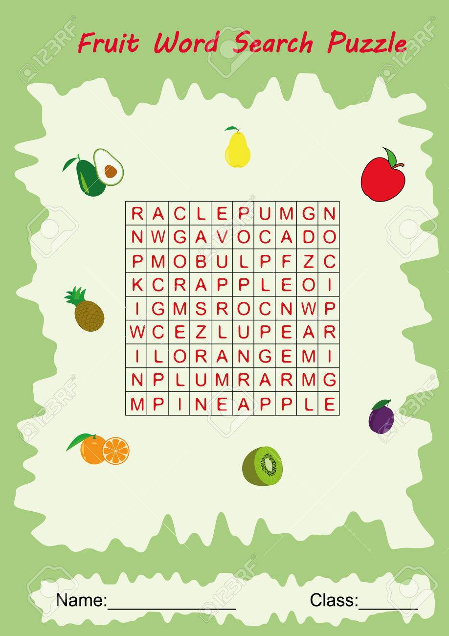 fruit-word-search-puzzle-for-kids-stock-photo-picture-and-royalty-free-image-image-79008373 for Free Printable Fruit Word Search Fruit Word Search Puzzle For Kids Stock Photo, Picture and Royalty Free Image. Image 79008373. for Free Printable Fruit Word Search