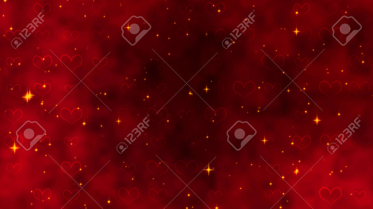 Red pattern with golden confetti, stars and red hearts. For St. Valentines Day, Mother's Day, anniversary, wedding invitation e-card. 3D rendering 3D illustration - 165178031 Red pattern with golden confetti, stars and red hearts. For St. Valentines Day, Mother's Day, anniversary, wedding invitation e-card. 3D rendering 3D illustration - 165178031