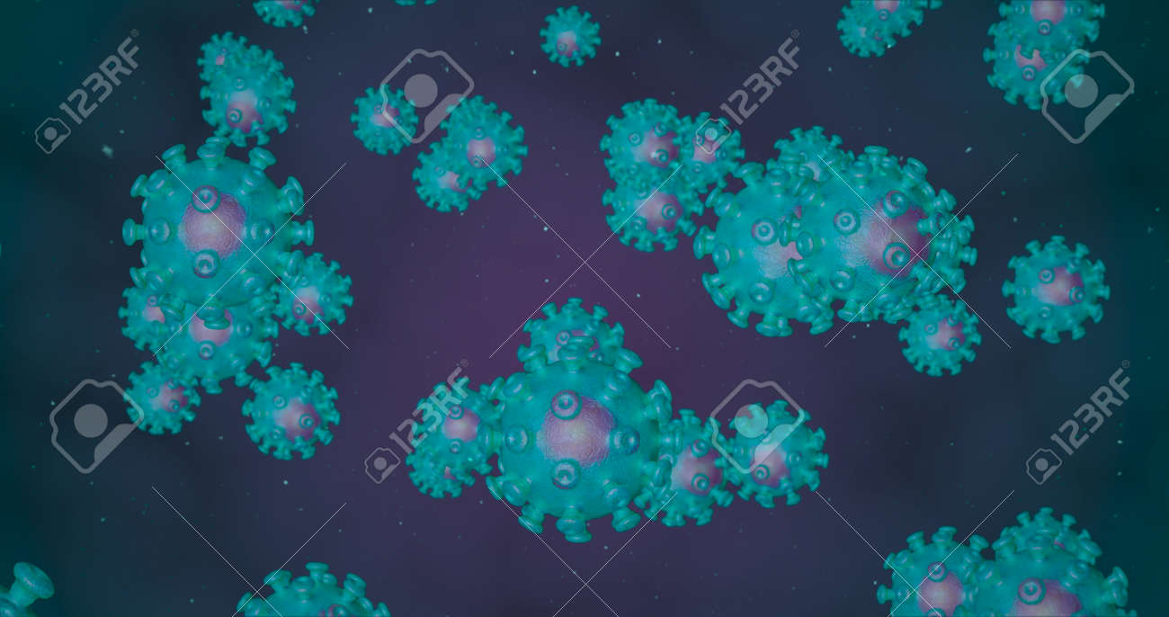 Coronavirus cells. Group of viruses that cause respiratory infections under the microscope. 3D rendering 3D illustration 3D illustration - 165178053 Coronavirus cells. Group of viruses that cause respiratory infections under the microscope. 3D rendering 3D illustration 3D illustration - 165178053