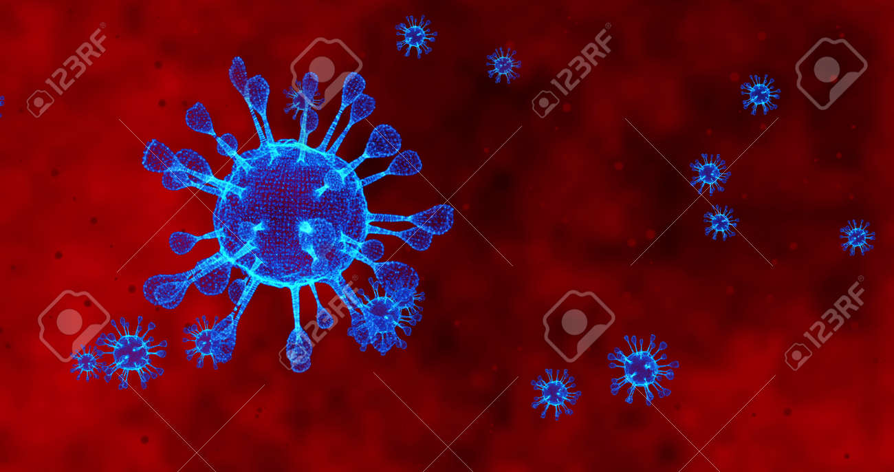 Coronavirus cells COVID-19 Infectious disease. Fast transmission spread disease. High concentration of coronavirus animation. 3D rendering 3D illustration - 165178056 Coronavirus cells COVID-19 Infectious disease. Fast transmission spread disease. High concentration of coronavirus animation. 3D rendering 3D illustration - 165178056
