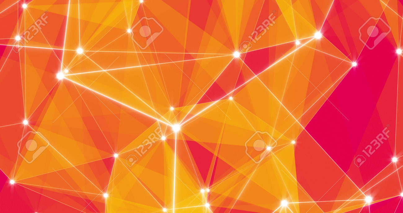 Triangles, dots and lines a shallow depth of field connect against a background from a shallow depth of field. 3D illustration - 165178089 Triangles, dots and lines a shallow depth of field connect against a background from a shallow depth of field. 3D illustration - 165178089