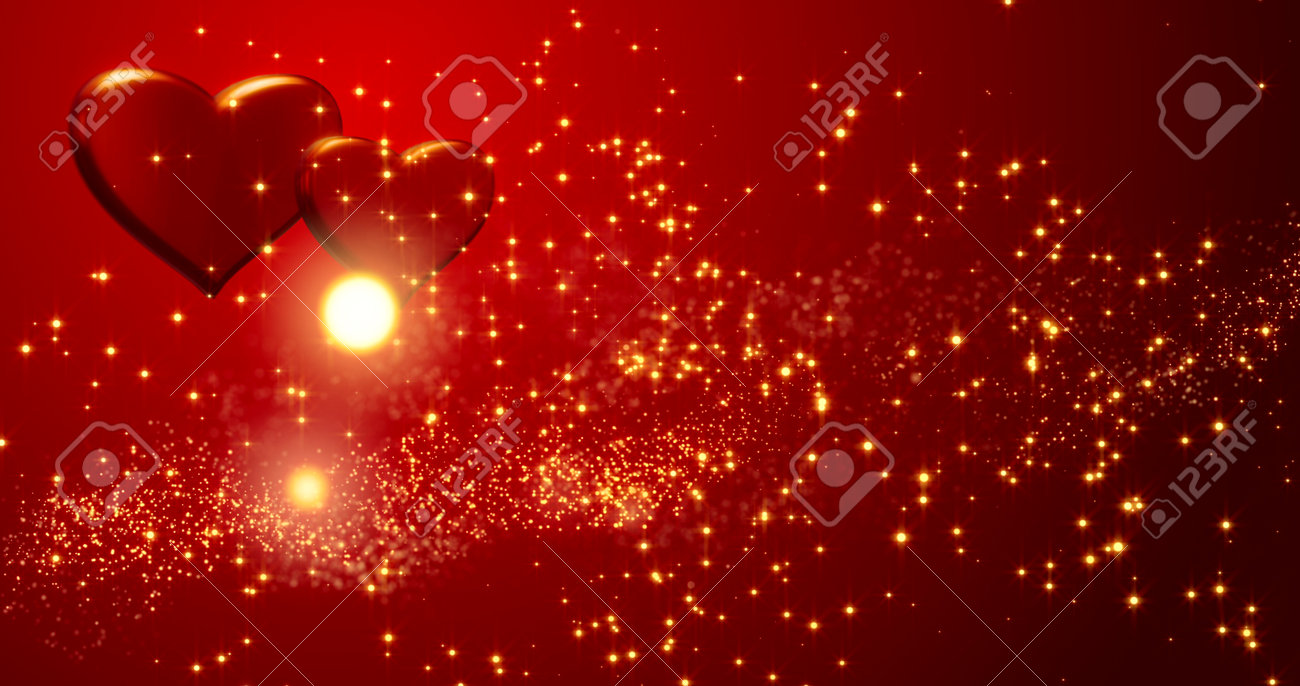 Red hearts. Happy Valentines day background. Red hearts texture with golden confetti. Happy Valentines day background. - 166585661 Red hearts. Happy Valentines day background. Red hearts texture with golden confetti. Happy Valentines day background. - 166585661