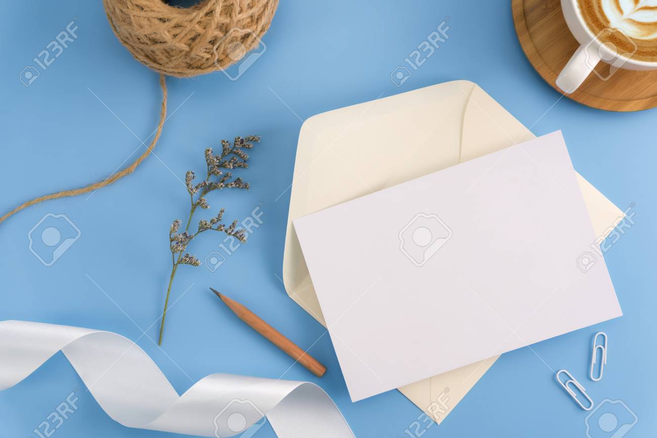 a wedding mock up concept wedding invitation envelopes cards blue invitation envelopes