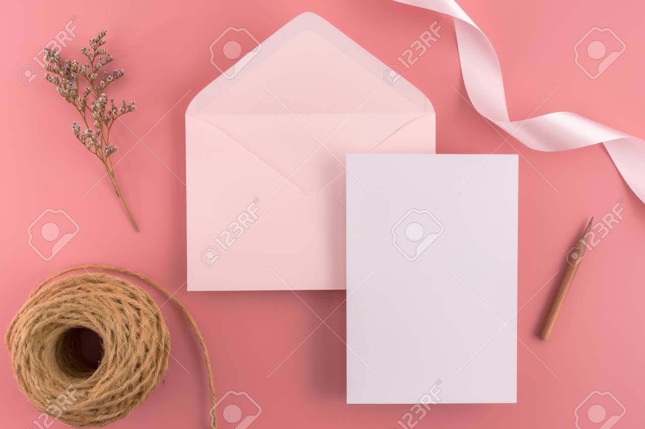 a wedding mock up concept wedding invitation envelopes cards