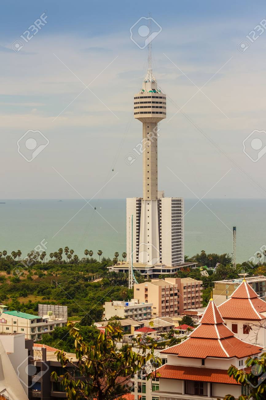 파타야 파크 타워, 파타야 도시, 벼 롱, 태국의 주요 관광 명소의 전망. 로열티 무료 사진, 그림, 이미지 그리고 스톡포토그래피.  Image 70939999