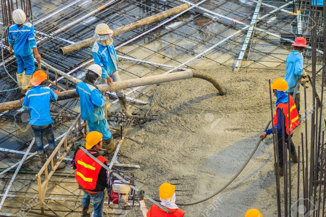 concrete workers