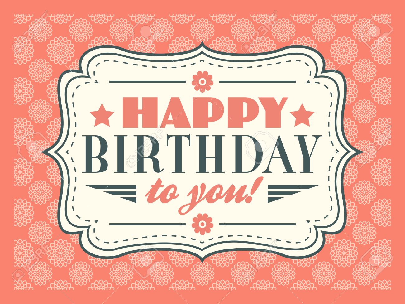 お誕生日おめでとうカード タイポグラフィ文字フォントの種類 誕生日パーティの招待でのみ編集できます ギフトは オレンジ色の背景にホワイト ペーパーをカットしました 面白い休日デザインのベクター イラスト のイラスト素材 ベクタ Image