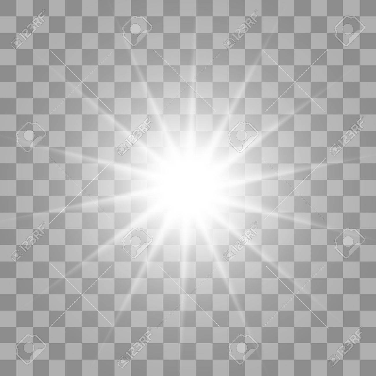 White Glowing Light Burst Explosion With Transparent Vector Royalty Free Cliparts Vectors And Stock Illustration Image