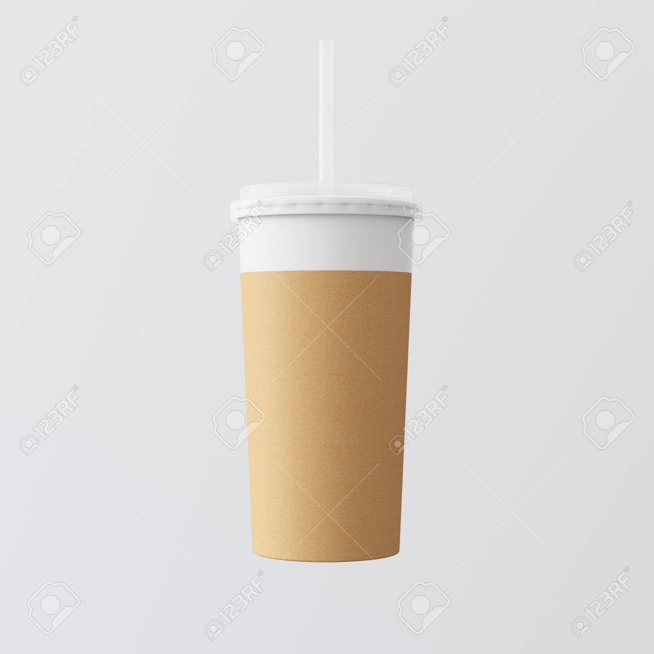 Download Close Up One Blank Paper Smoothies Cup Isolated White Background Take Stock Photo Picture And Royalty Free Image Image 62904729