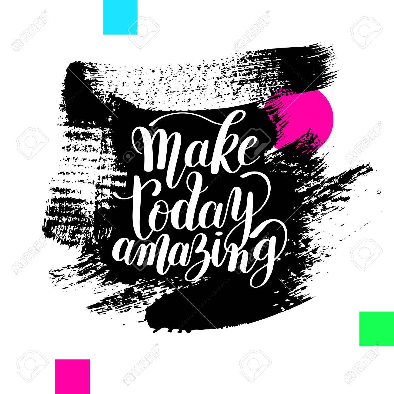 Hacer Hoy Increible De Tinta Negro Letras Escritas A Mano