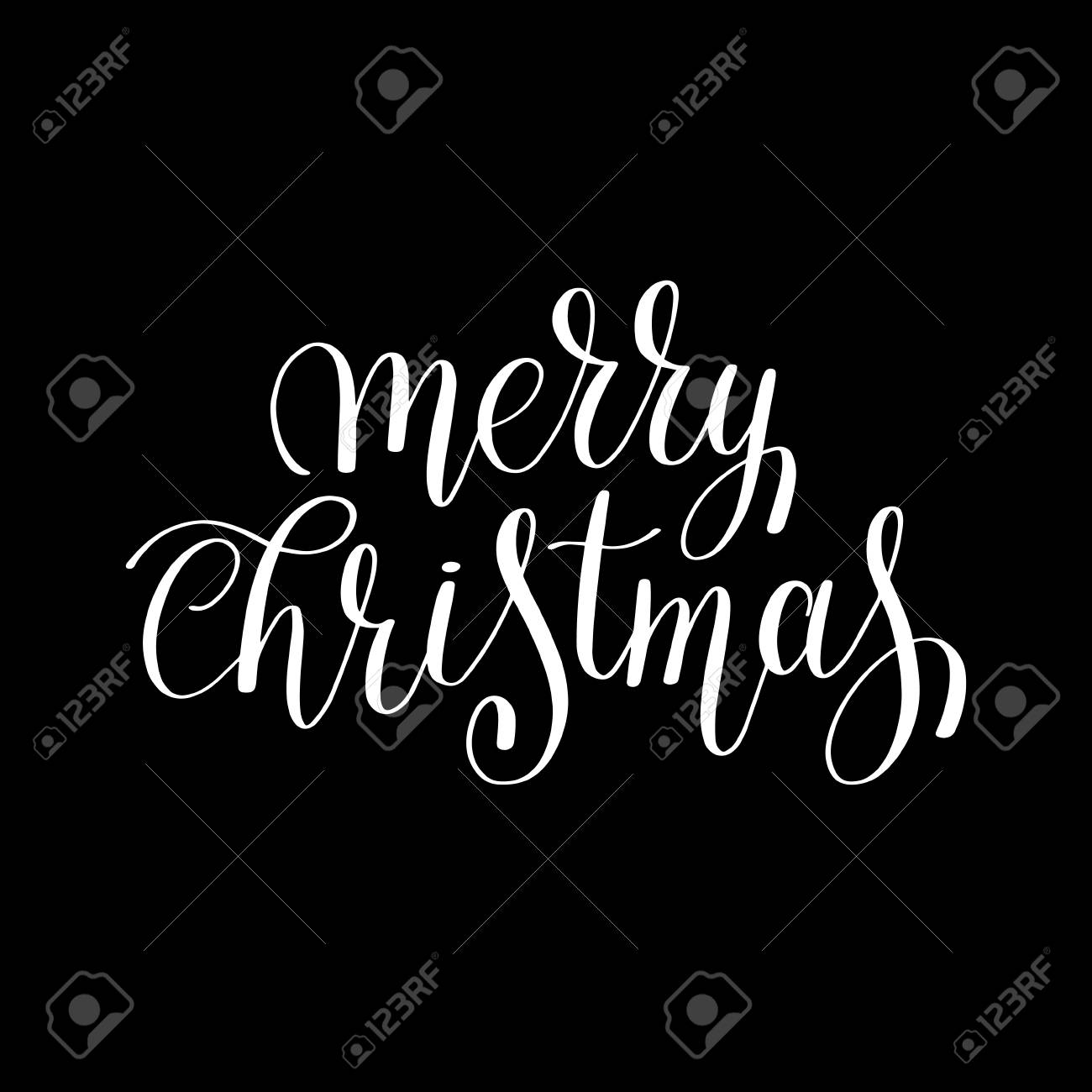 メリー クリスマス黒と白の手書き文字碑文ホリデイ フレーズ メリー クリスマス黒と白の手書き文字碑文ホリデイ フレーズ
