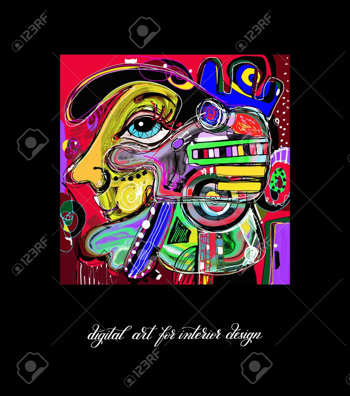 Ilustraciones Digitales Contemporaneas Originales De La Pintura Al