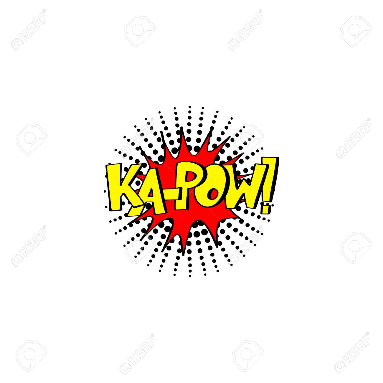 multicolored comic sound effects
