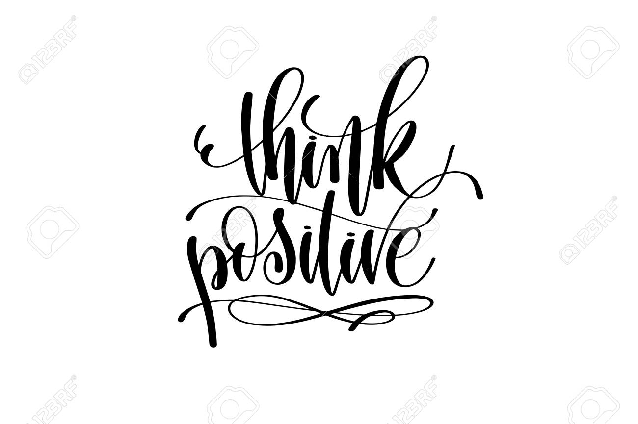 Chevron Typographic Quote Picture Poster Frame Black / White Be positive Chevron Typographic Quote Picture Poster Frame Black / White Be positive