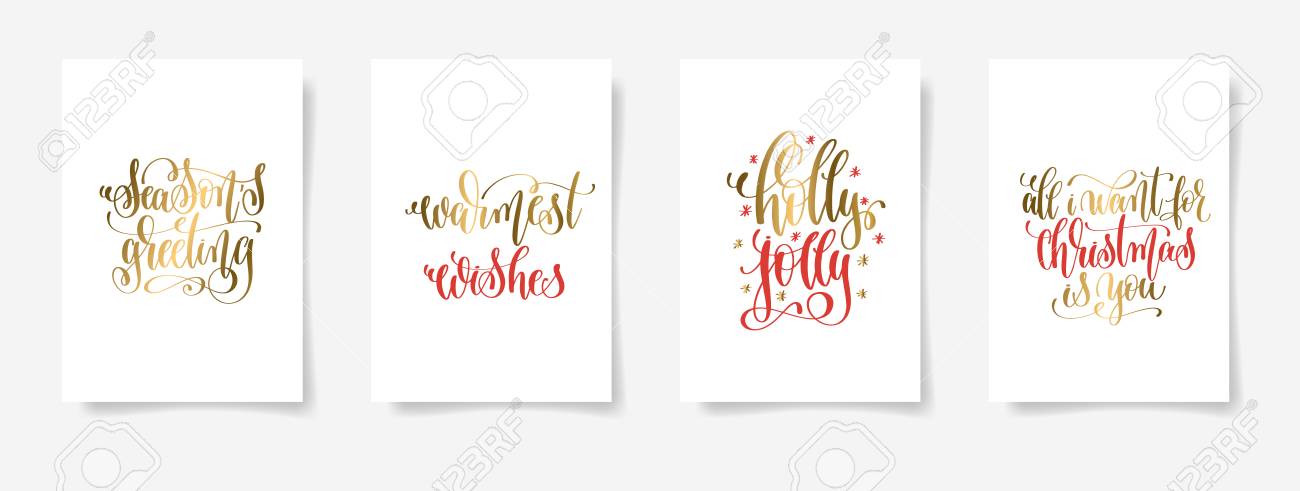 Jahreszeiten Gruss Warmste Wunsche Holly Jolly Alles Was Ich Will Fur C Lizenzfreie Fotos Bilder Und Stock Fotografie Image 89815610