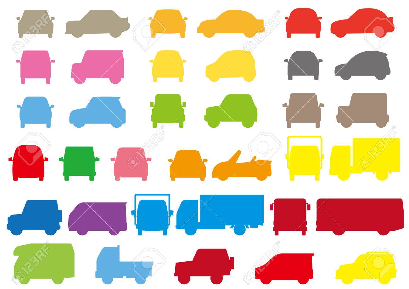 Form Of Simple Car Front And Side Royalty Free Cliparts Vectors And Stock Illustration Image