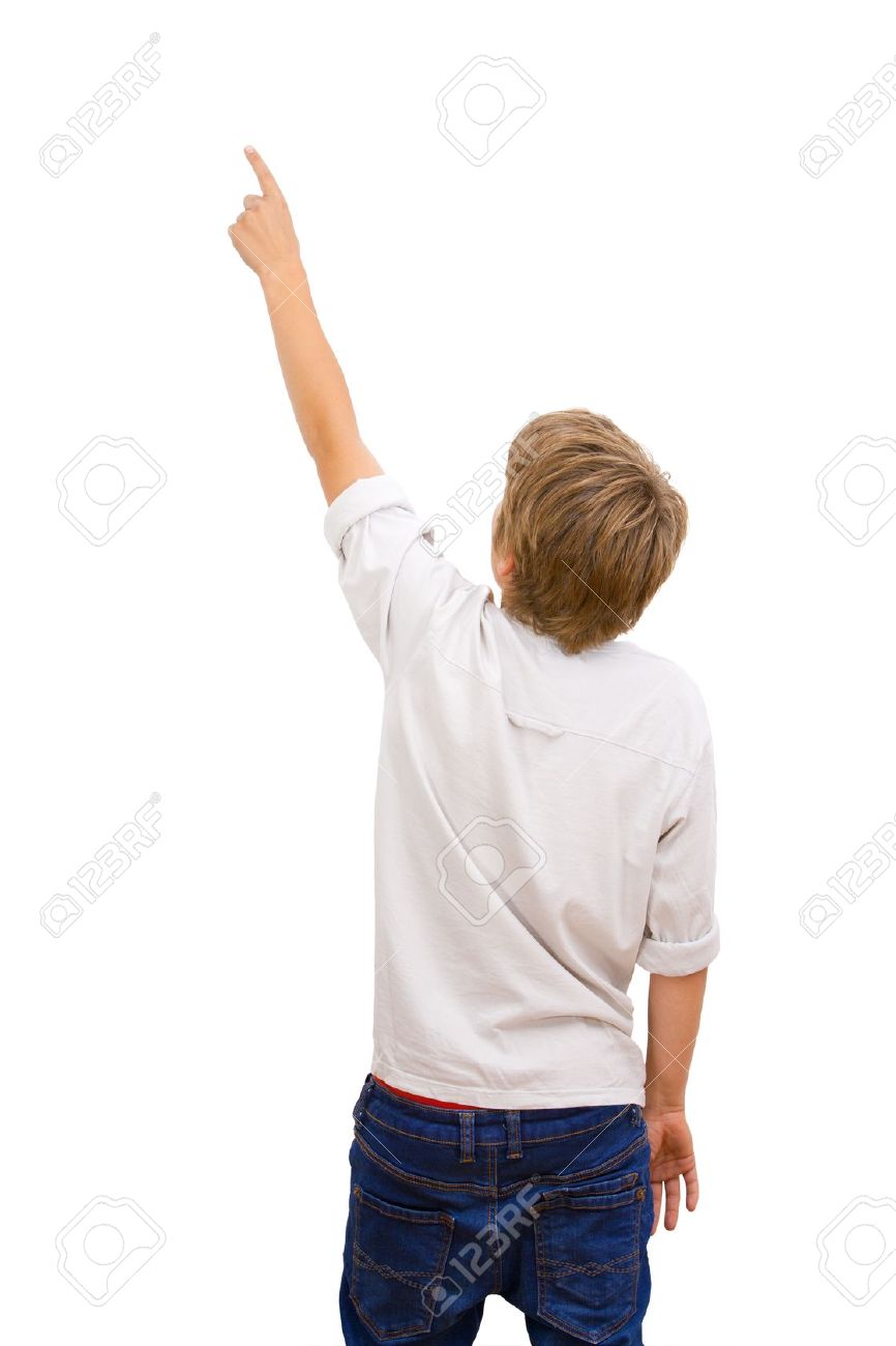 child facing backwards