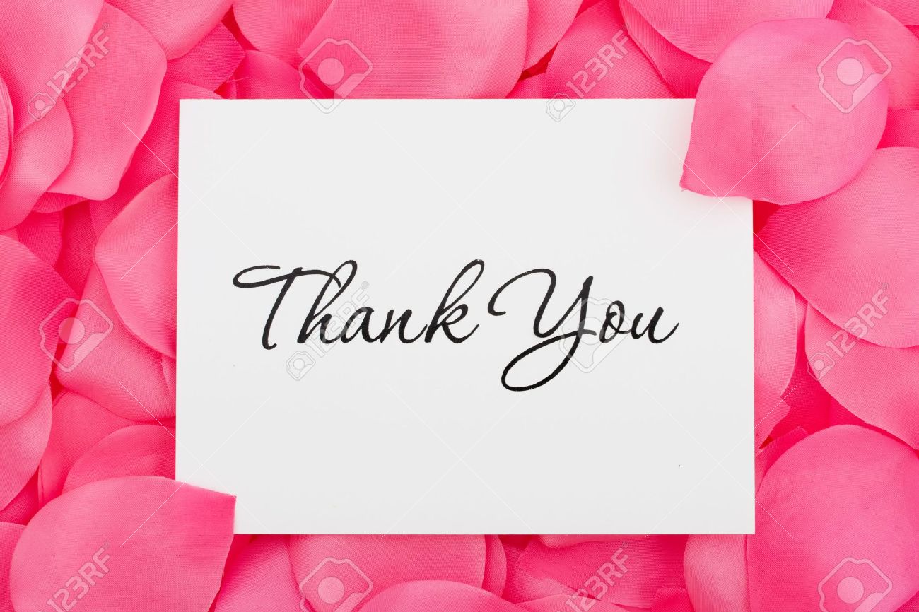 Thank you Pink Flowers